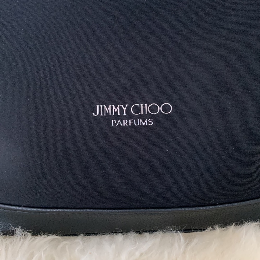 Jimmy Choo Parfums Black Cosmetic Bag Case, NWOT - Picture 2 of 11